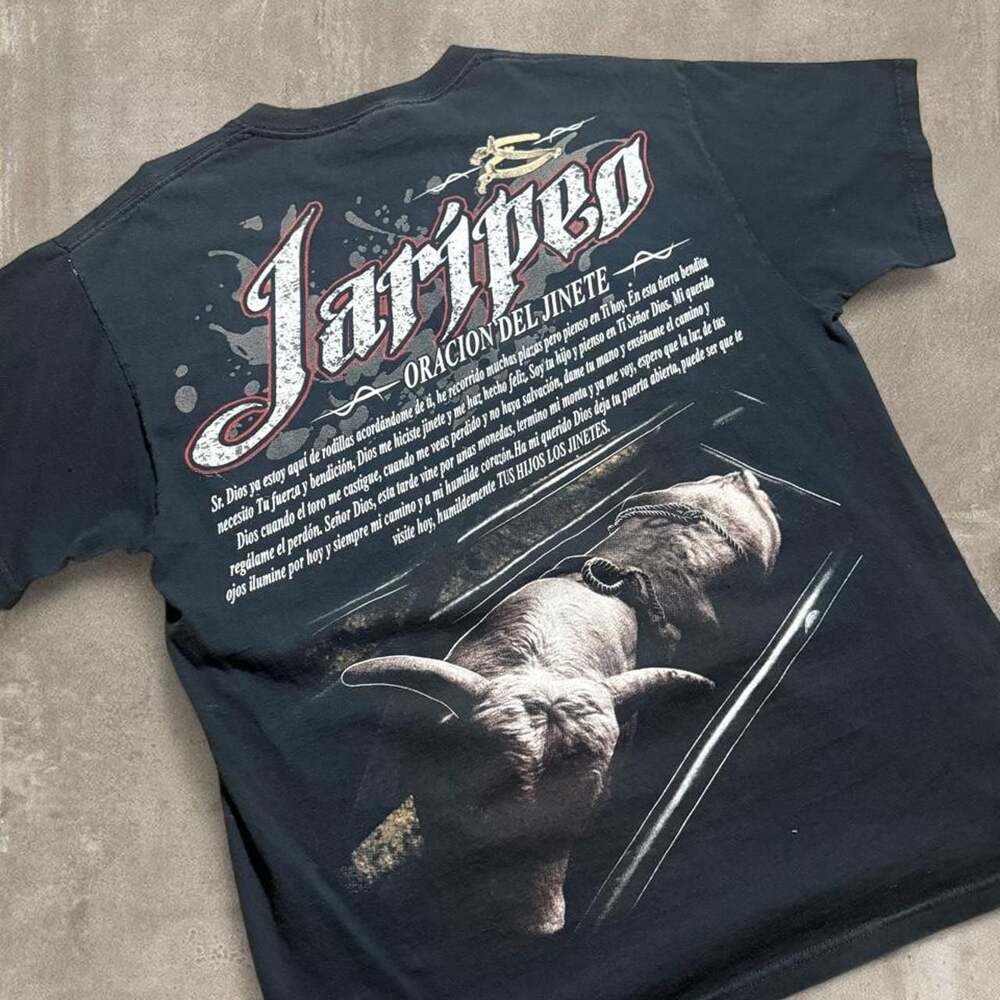 Y2K Fruit of the Loom Jaripéo Oracion Del Jinete Graphic T-Shirt